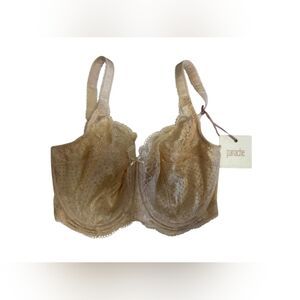 Panache NWT Clara Full Cup Lace Nude Bra Size 32H